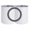 10 oz. White Stainless Steel Short Tumbler Thumbnail
