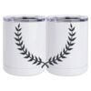 10 oz. White Stainless Steel Short Tumbler Thumbnail