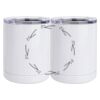 10 oz. White Stainless Steel Short Tumbler Thumbnail