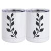 10 oz. White Stainless Steel Short Tumbler Thumbnail