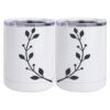 10 oz. White Stainless Steel Short Tumbler Thumbnail