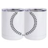 10 oz. White Stainless Steel Short Tumbler Thumbnail