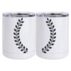 10 oz. White Stainless Steel Short Tumbler Thumbnail