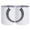 10 oz. White Stainless Steel Short Tumbler Thumbnail