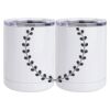 10 oz. White Stainless Steel Short Tumbler Thumbnail