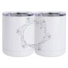 10 oz. White Stainless Steel Short Tumbler Thumbnail