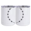 10 oz. White Stainless Steel Short Tumbler Thumbnail