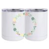 10 oz. White Stainless Steel Short Tumbler Thumbnail
