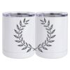 10 oz. White Stainless Steel Short Tumbler Thumbnail