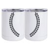 10 oz. White Stainless Steel Short Tumbler Thumbnail