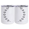 10 oz. White Stainless Steel Short Tumbler Thumbnail