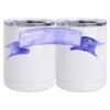 10 oz. White Stainless Steel Short Tumbler Thumbnail