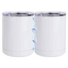 10 oz. White Stainless Steel Short Tumbler Thumbnail