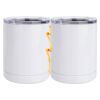 10 oz. White Stainless Steel Short Tumbler Thumbnail