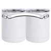10 oz. White Stainless Steel Short Tumbler Thumbnail