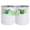 10 oz. White Stainless Steel Short Tumbler Thumbnail