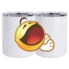 10 oz. White Stainless Steel Short Tumbler Thumbnail