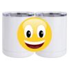 10 oz. White Stainless Steel Short Tumbler Thumbnail