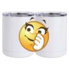10 oz. White Stainless Steel Short Tumbler Thumbnail