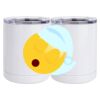 10 oz. White Stainless Steel Short Tumbler Thumbnail