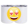 10 oz. White Stainless Steel Short Tumbler Thumbnail