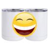 10 oz. White Stainless Steel Short Tumbler Thumbnail
