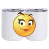 10 oz. White Stainless Steel Short Tumbler Thumbnail