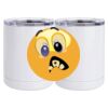 10 oz. White Stainless Steel Short Tumbler Thumbnail
