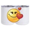 10 oz. White Stainless Steel Short Tumbler Thumbnail