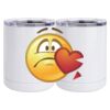 10 oz. White Stainless Steel Short Tumbler Thumbnail