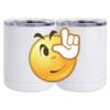 10 oz. White Stainless Steel Short Tumbler Thumbnail