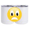 10 oz. White Stainless Steel Short Tumbler Thumbnail