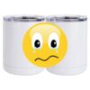 10 oz. White Stainless Steel Short Tumbler Thumbnail