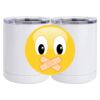 10 oz. White Stainless Steel Short Tumbler Thumbnail