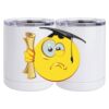 10 oz. White Stainless Steel Short Tumbler Thumbnail