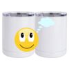 10 oz. White Stainless Steel Short Tumbler Thumbnail