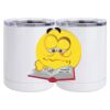 10 oz. White Stainless Steel Short Tumbler Thumbnail