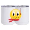 10 oz. White Stainless Steel Short Tumbler Thumbnail