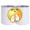 10 oz. White Stainless Steel Short Tumbler Thumbnail