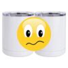 10 oz. White Stainless Steel Short Tumbler Thumbnail