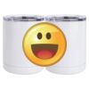 10 oz. White Stainless Steel Short Tumbler Thumbnail