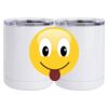 10 oz. White Stainless Steel Short Tumbler Thumbnail