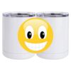 10 oz. White Stainless Steel Short Tumbler Thumbnail
