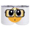 10 oz. White Stainless Steel Short Tumbler Thumbnail