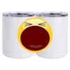 10 oz. White Stainless Steel Short Tumbler Thumbnail