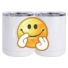 10 oz. White Stainless Steel Short Tumbler Thumbnail