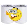 10 oz. White Stainless Steel Short Tumbler Thumbnail