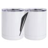 10 oz. White Stainless Steel Short Tumbler Thumbnail