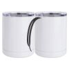 10 oz. White Stainless Steel Short Tumbler Thumbnail