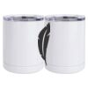 10 oz. White Stainless Steel Short Tumbler Thumbnail
